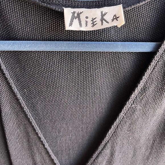 Mieka Black Oversized Button-Up Cardigan, Size M - Picture 2 of 4